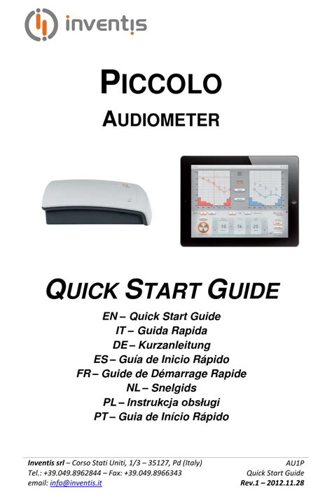 Piccolo Quick User Guide 